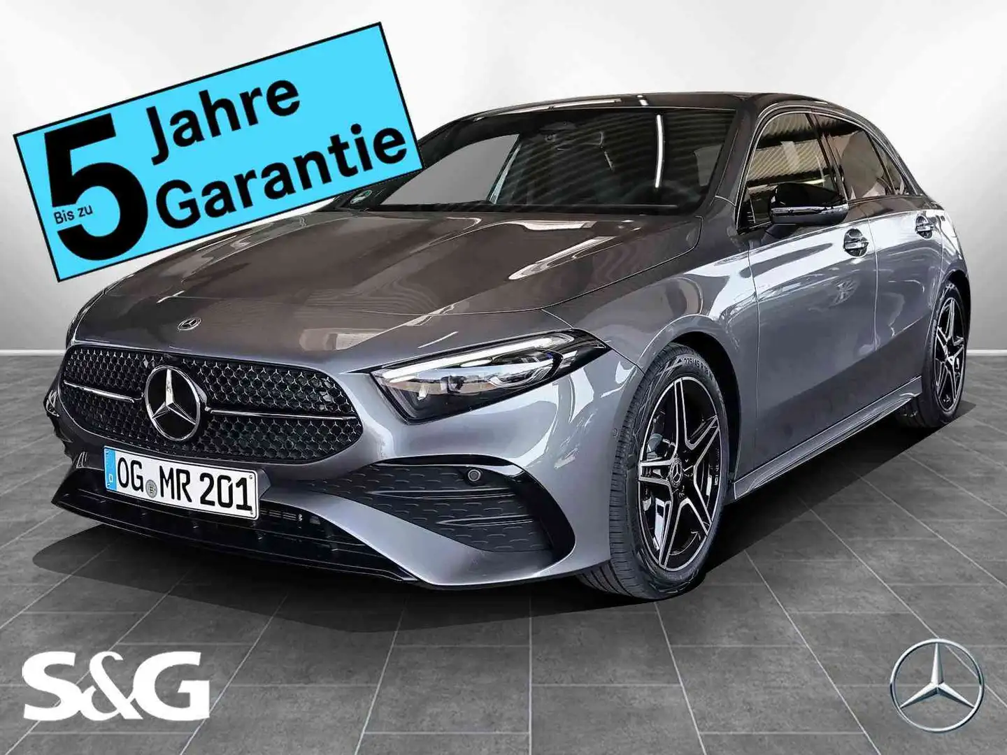 Mercedes-Benz A 200 AMG MBUX+RüKam+M-LED+Night+Totwink+Distron Grau - 1