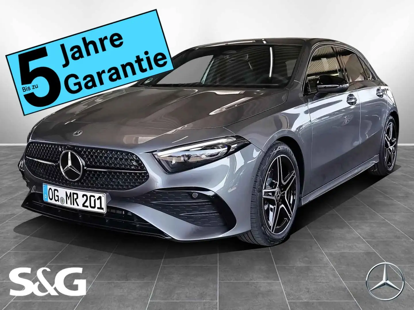 Mercedes-Benz A 200 AMG MBUX+RüKam+M-LED+Night+Totwink+Distron Grau - 1