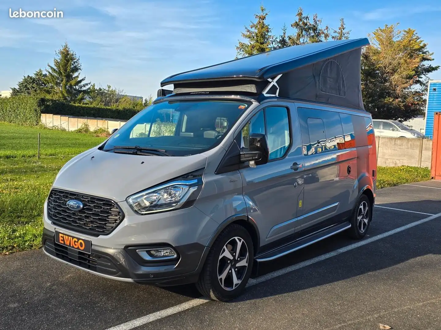 Ford nugget plus 340 l2h1 active 150ch-attelage-garantie 3 ans ford-france Gris - 2