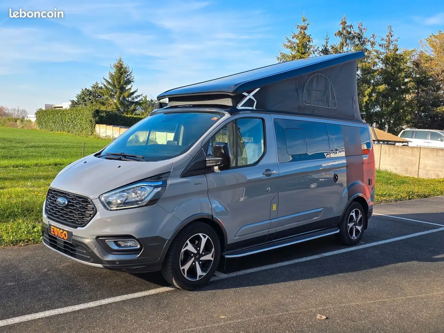 Ford nugget plus 340 l2h1 active 150ch-attelage-garantie 3 ans ford-france Gris - 1