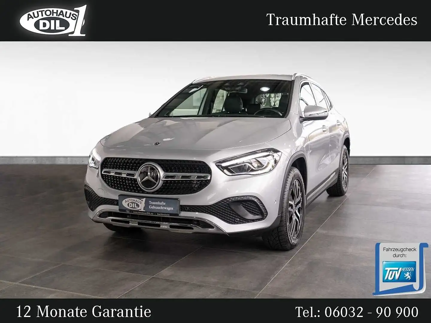 Mercedes-Benz GLA 220 d 8G-DCT *R-KAMERA*DISTR.+*CARPLAY* Zilver - 1