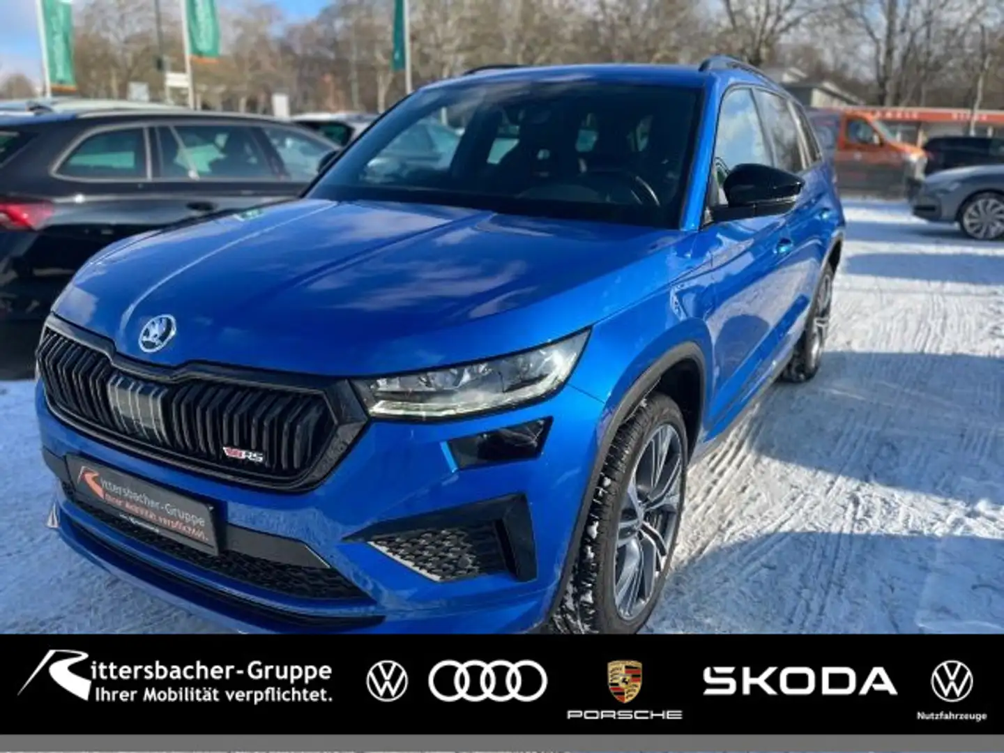 Skoda Kodiaq 2.0 TSI 4x4 DSG RS AHK Pano STHZ 20"LM Blau - 1