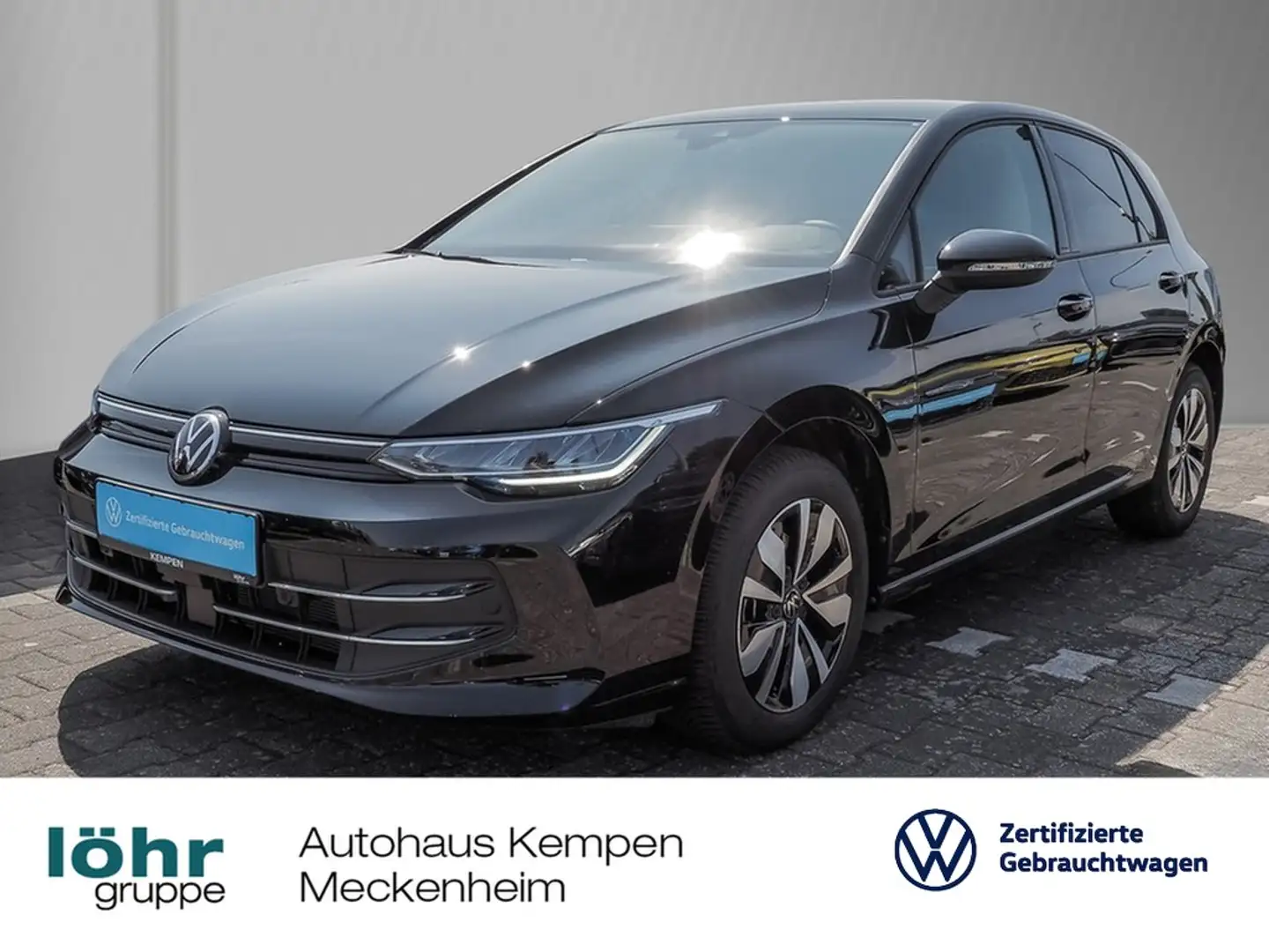 Volkswagen Golf VIII 1.5 TSI Goal 16"LM Virtual ACC RFK+PDC LED... Negro - 1