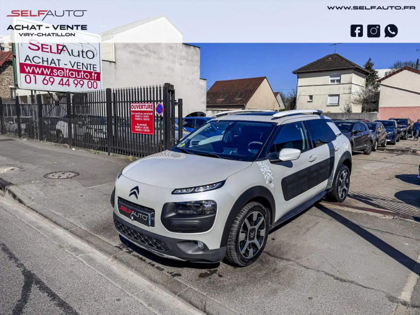Citroen C4 Cactus BLUEHDI 100 RIP CURL Blanc - 1