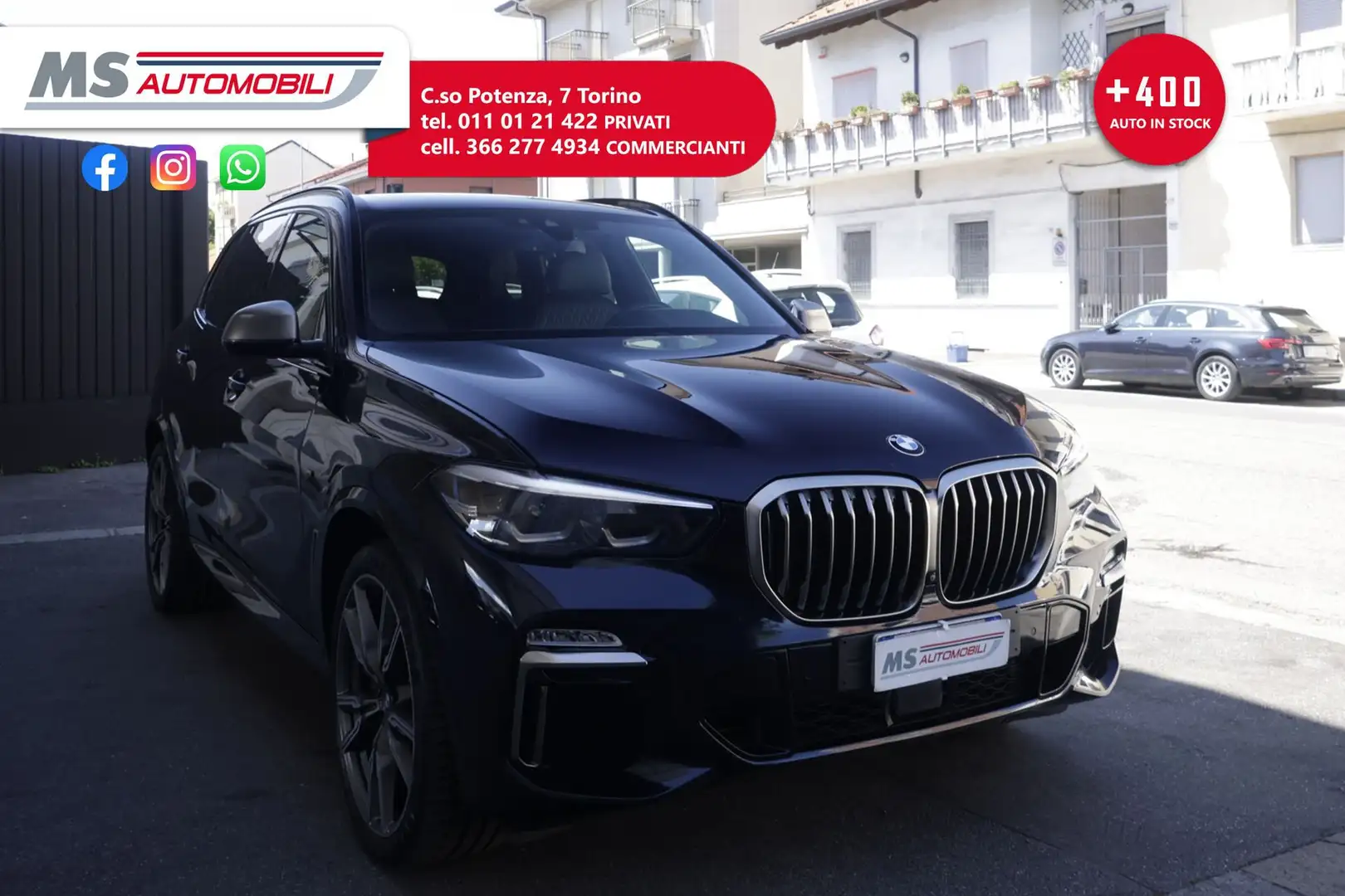 BMW X5 BMW X5 M50d Unicoproprietario Nero - 1