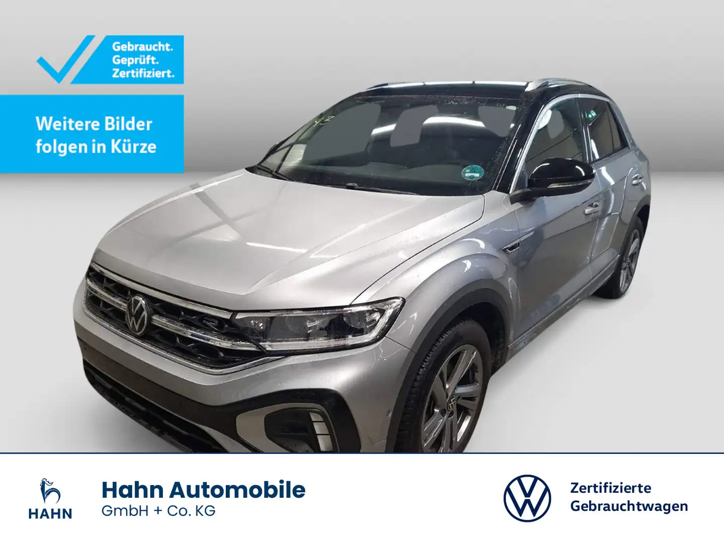 Volkswagen T-Roc 1.5 TSI DSG R-Line Navi LED AHK ACC CAM Silber - 1
