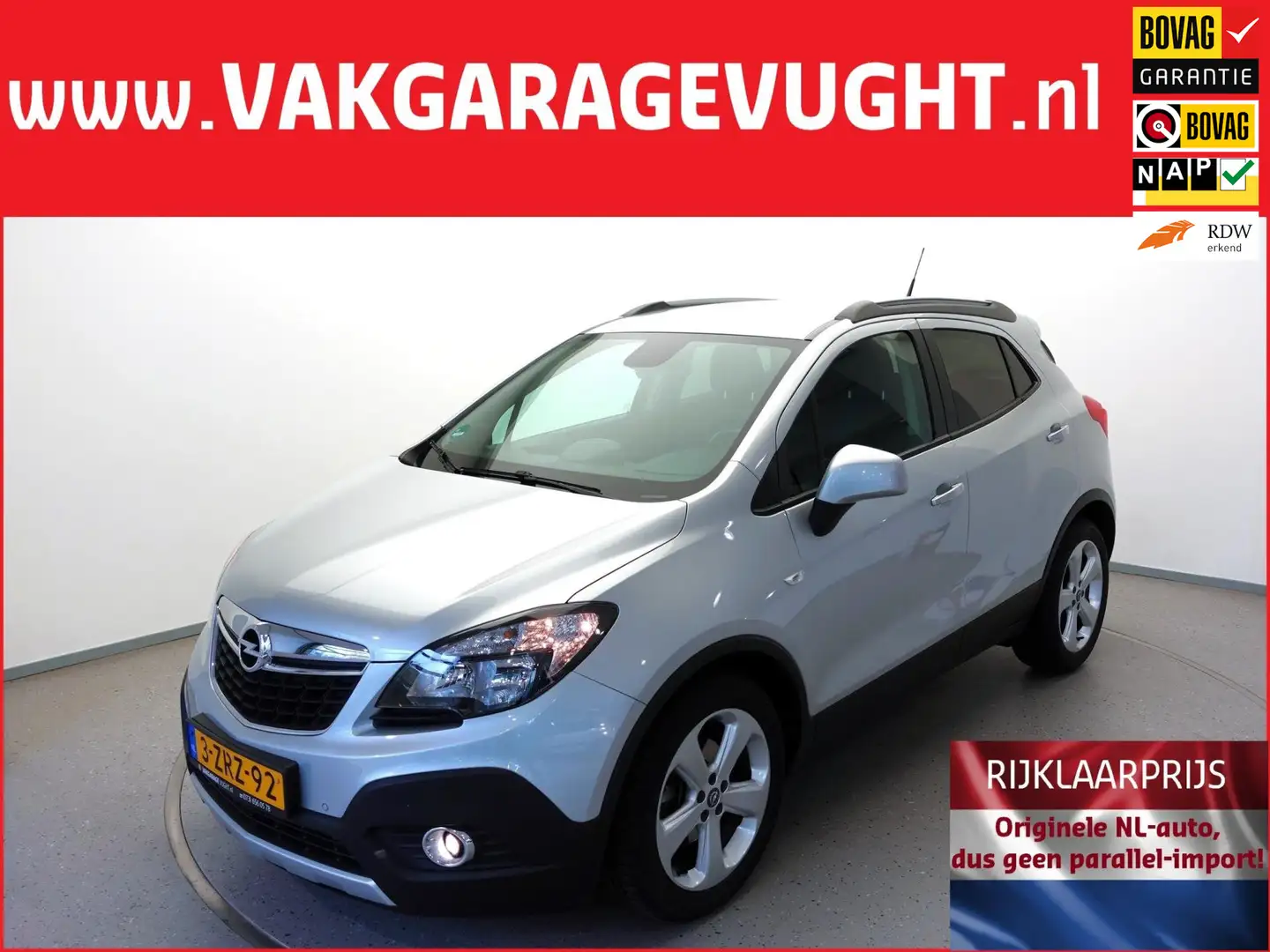 Opel Mokka 1.4i-16V Turbo 140pk 68dkm! 1e Eigenaar! Grijs - 1
