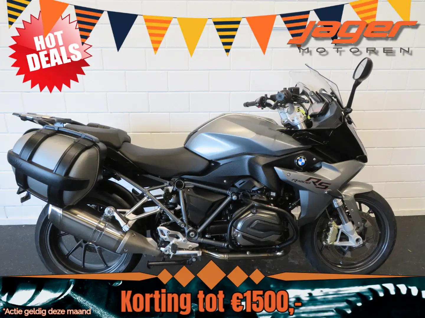 BMW R 1200 RS ABS MOOIE STRAKKE RS! Grijs - 1