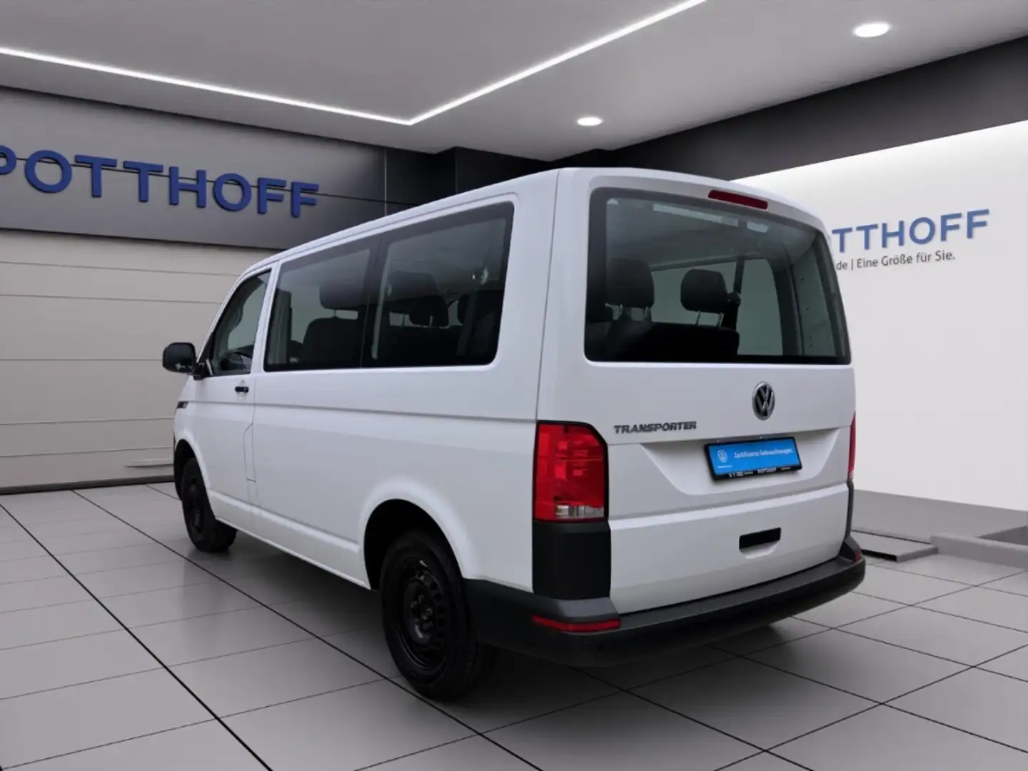 Volkswagen T6.1 Transporter Kombi 2.0 TDI 9-SITZER KLIMA PDC NAVI Blanc - 2