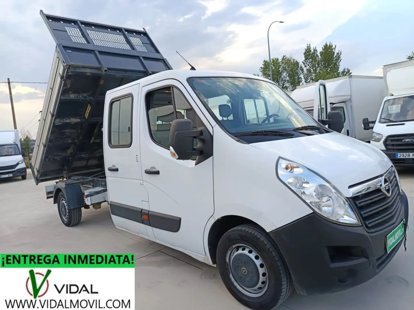 Opel Movano Volquete bas. aluminio 2.3CDTI L3H1 RD 130 Blanco - 1