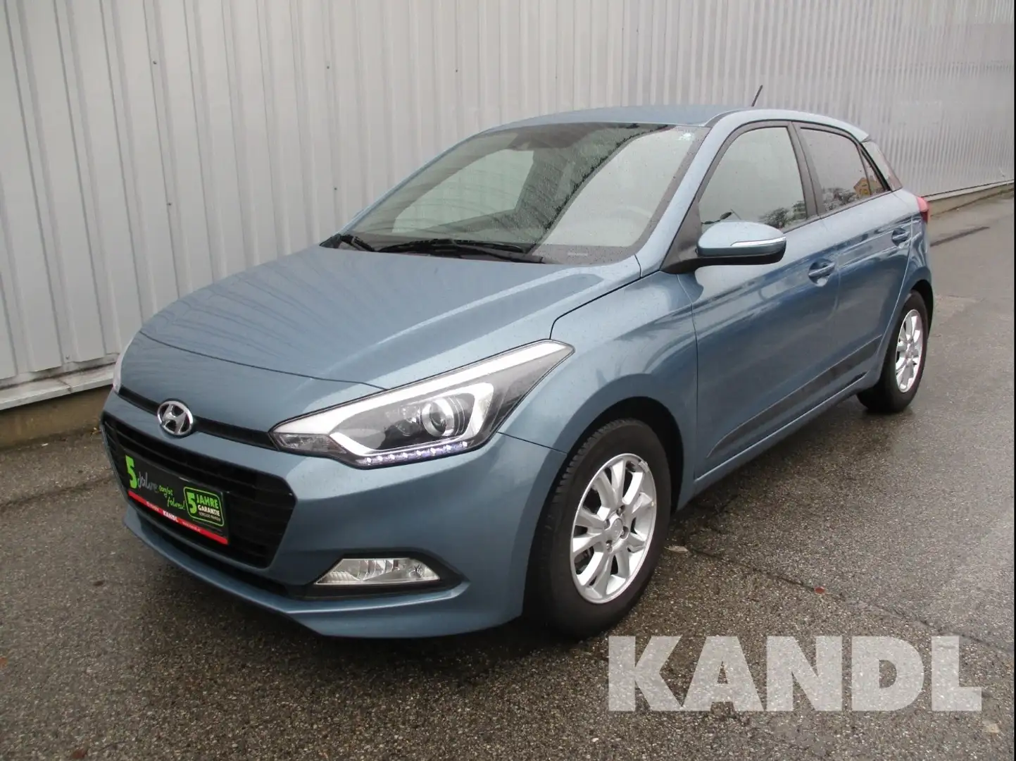 Hyundai i20 1.0 T-GDI Go Start/Stopp Licht&Regens. Tempomat Bleu - 1