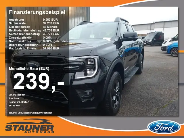 Ford Ranger Doka 2.3l Stormtrak PHEV 0% Finanzierung