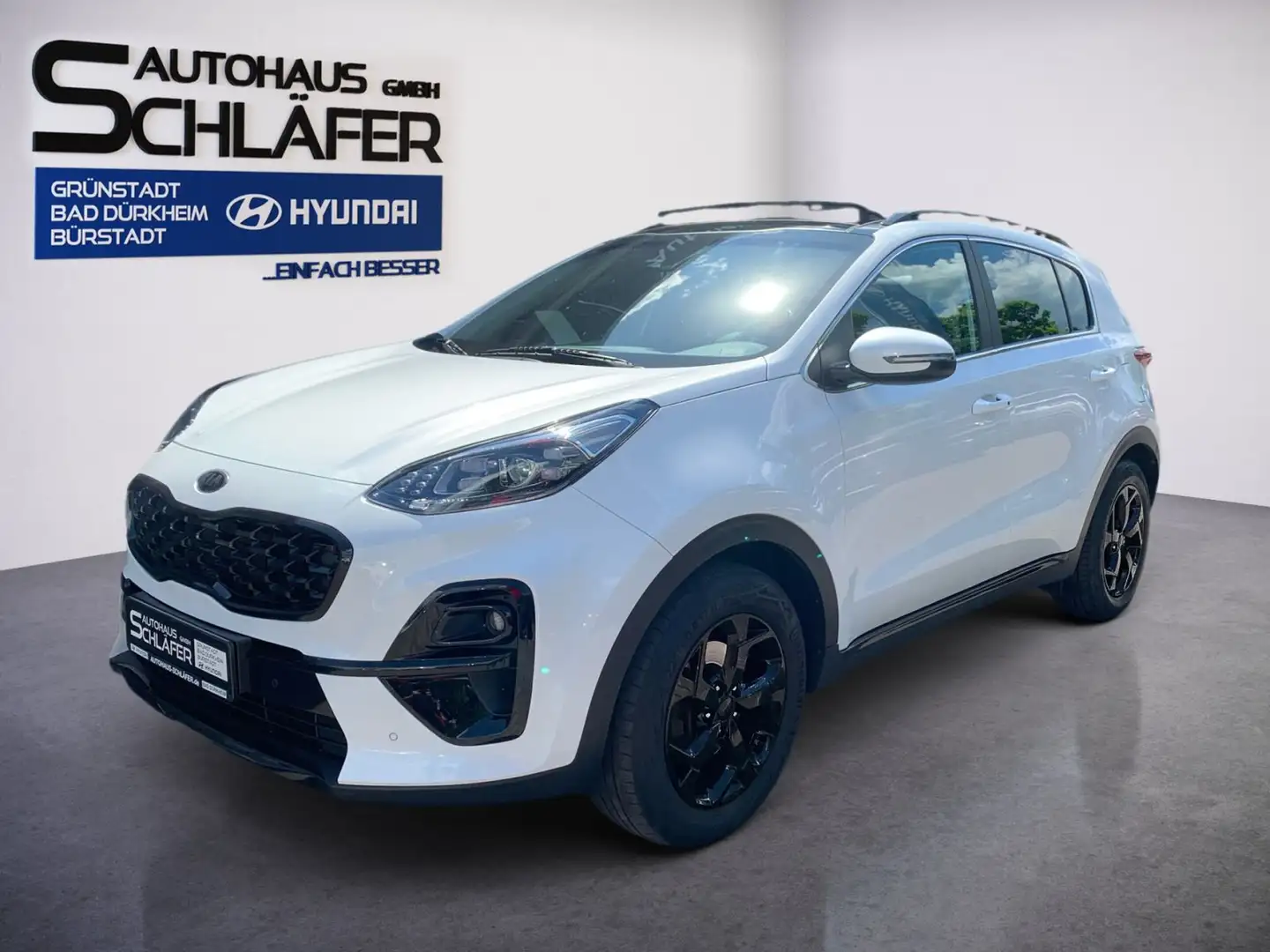 Kia Sportage 1.6 T-GDI 7-DCT Black Edition Pan.Dach Weiß - 1