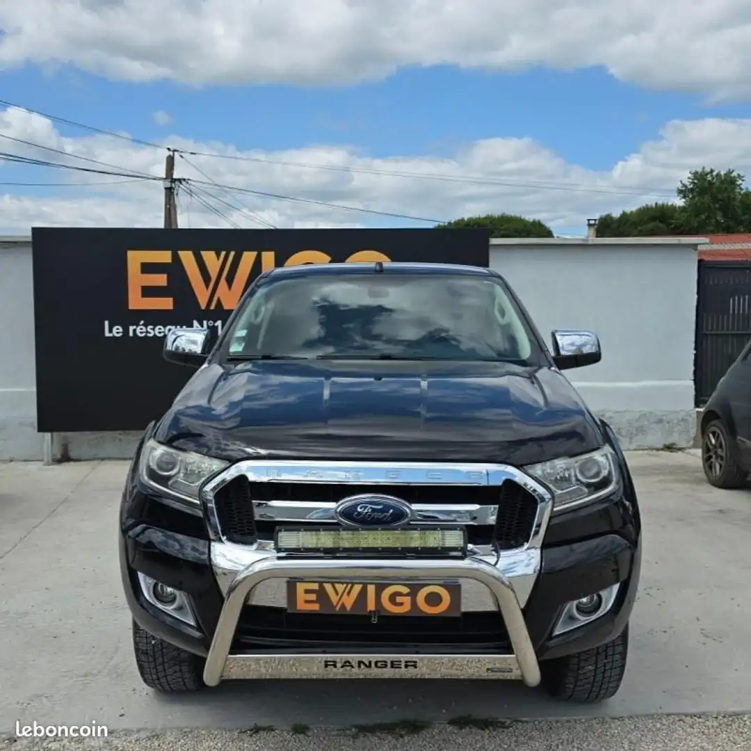 Ford Ranger DOUBLE CABINE 2.2 TDCI 160 XLT SPORT 4X4 Noir - 2