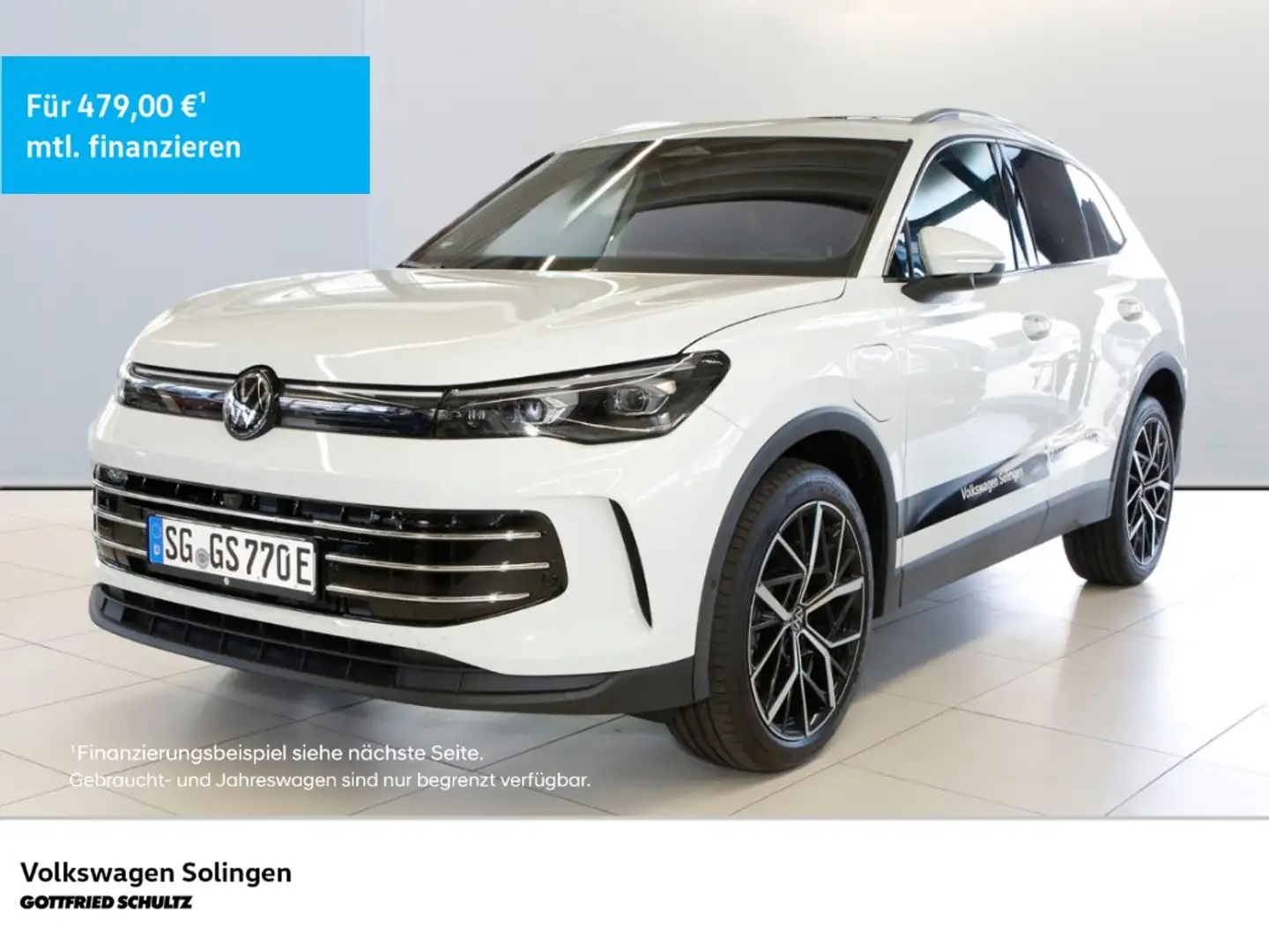 Volkswagen Tiguan 1.5l eHybrid ELEGANCE MATRIX NAVI AHK PDC SHZ Weiß - 1