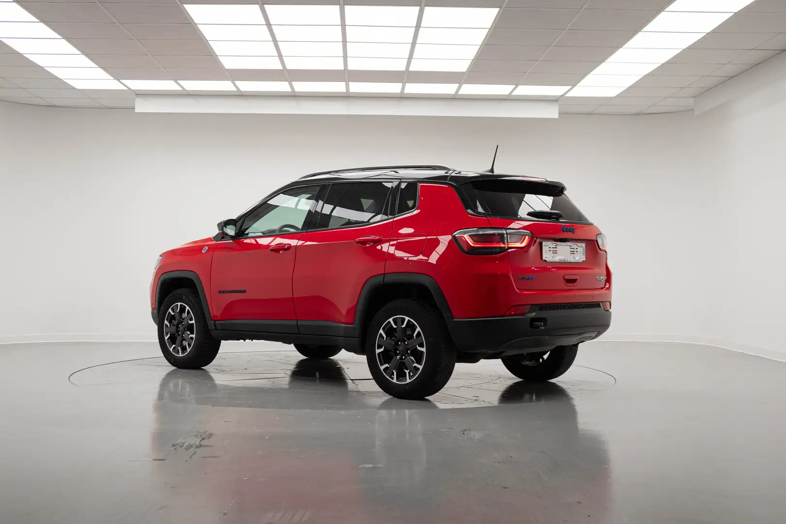 Jeep Compass 1.3 Turbo T4 240 CV PHEV AT6 4xe Trailhawk plug-in Rood - 2