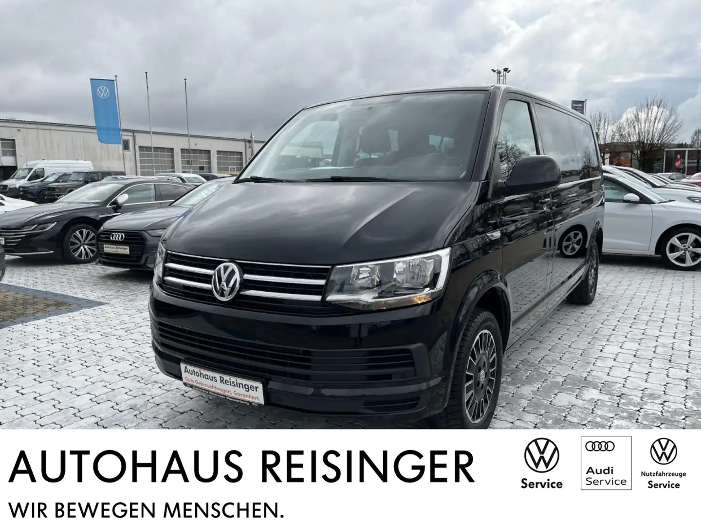 Volkswagen T6 Caravelle 2.0 TDI DSG Comfortline lang (AHK,Navi,Handy) Schwarz - 1