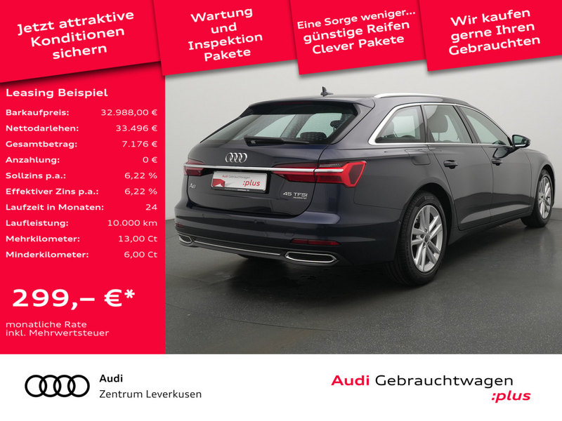 Audi A6 Avant 45 TFSI quattro Sport LED ACC NAVI — photo 2