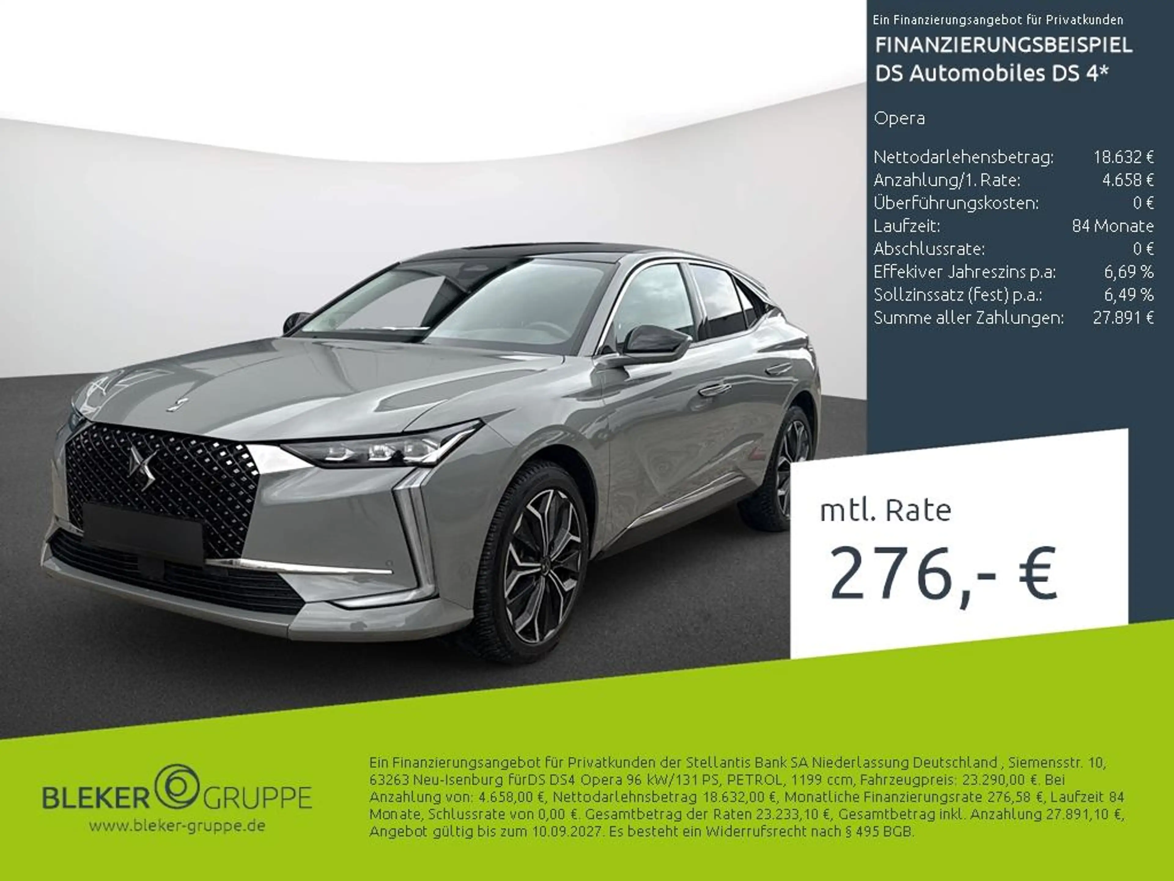 DS Automobiles DS 4 Opera