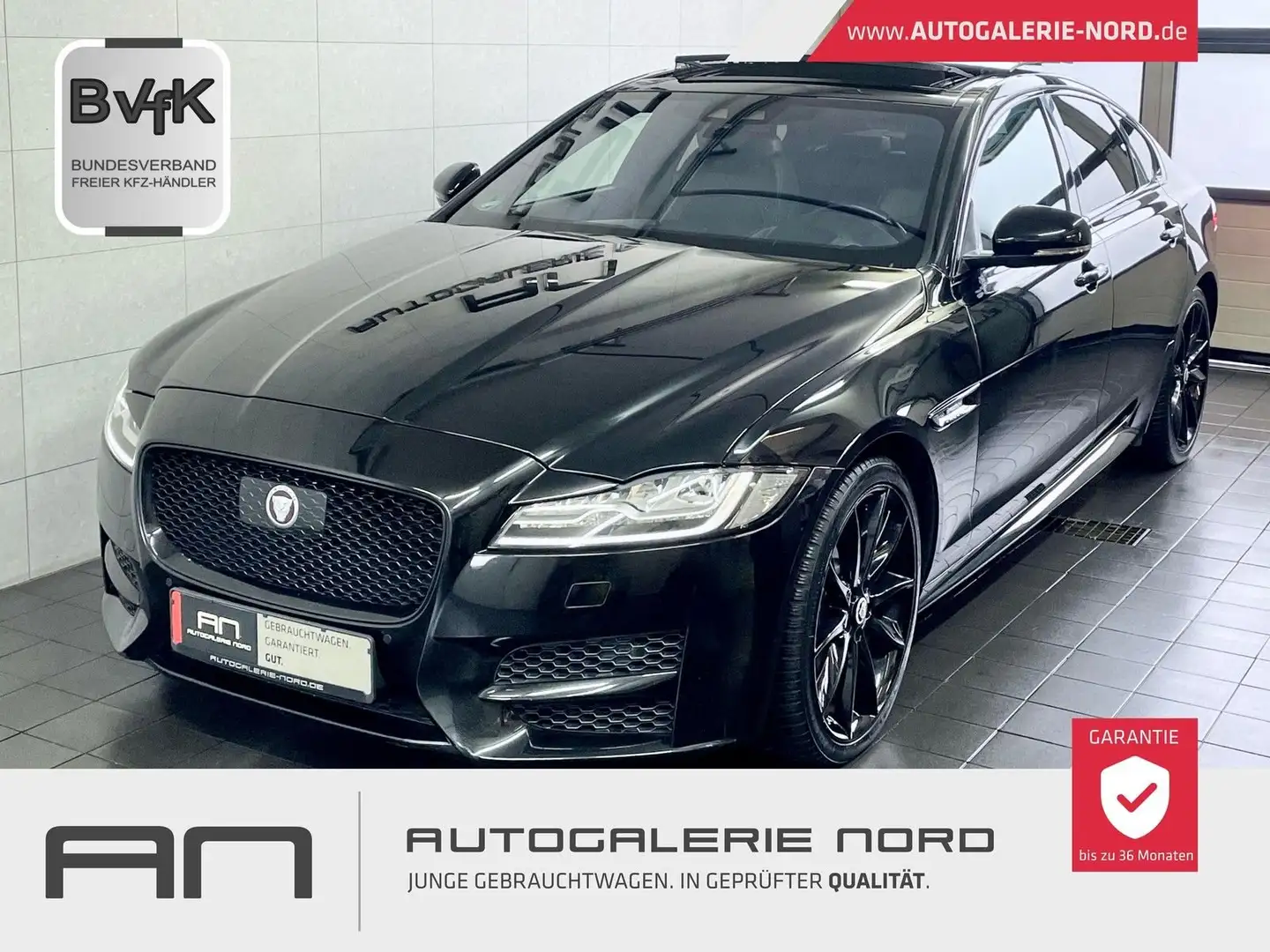 Jaguar XF R-Sport Black Pack+Pano+Head-Up+Meridian Negro - 1