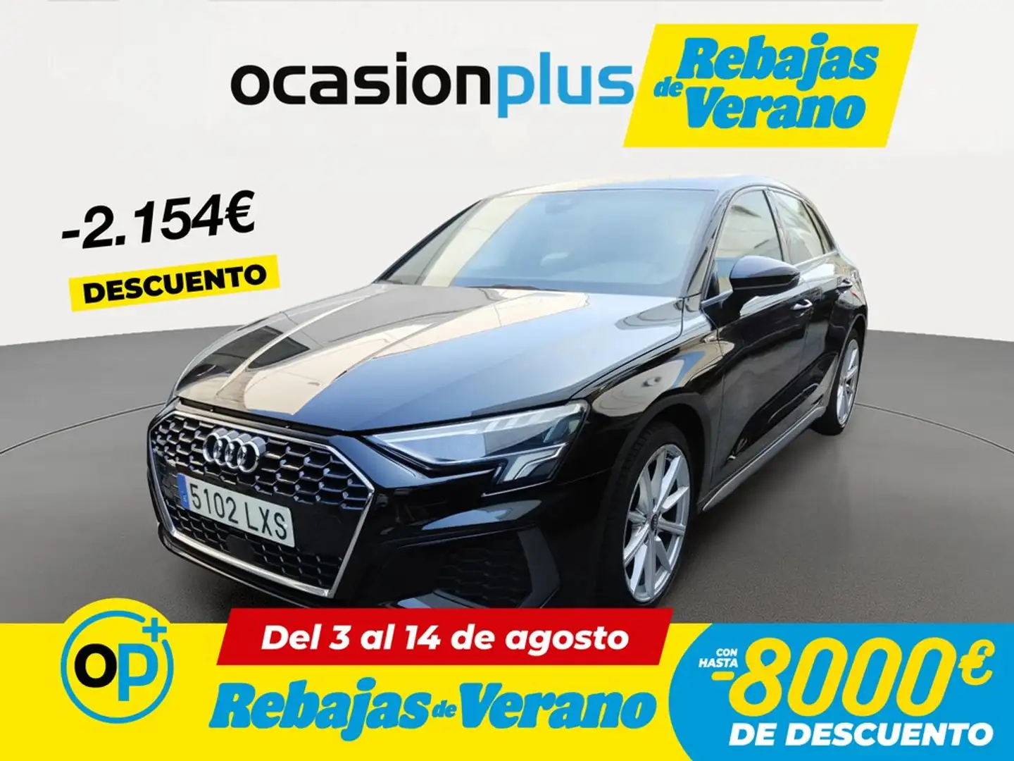 Audi A3 Sportback 30TDI S line S tronic Negro - 1