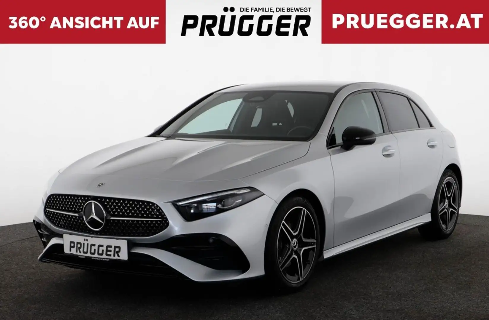 Mercedes-Benz A 180 d AMG-Line NAVI LED 18 ZOll ALCANTARA NIGHT Silber - 1