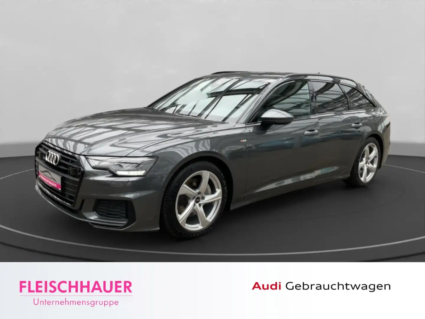 Audi A6 45 2.0 TFSI sport S-line Navi Leder LED ACC El. He Gris - 1