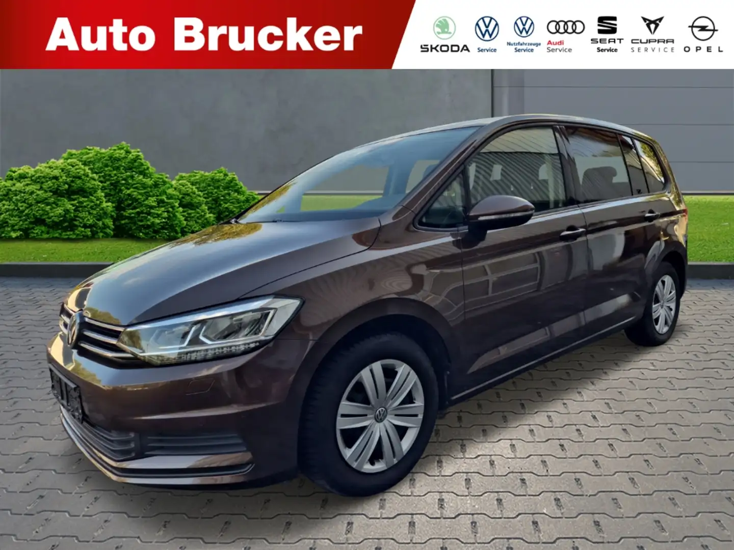 Volkswagen Touran Trendline 1.6 TDI+Navi+Sitzheizung+Klimaautomatik Brun - 1