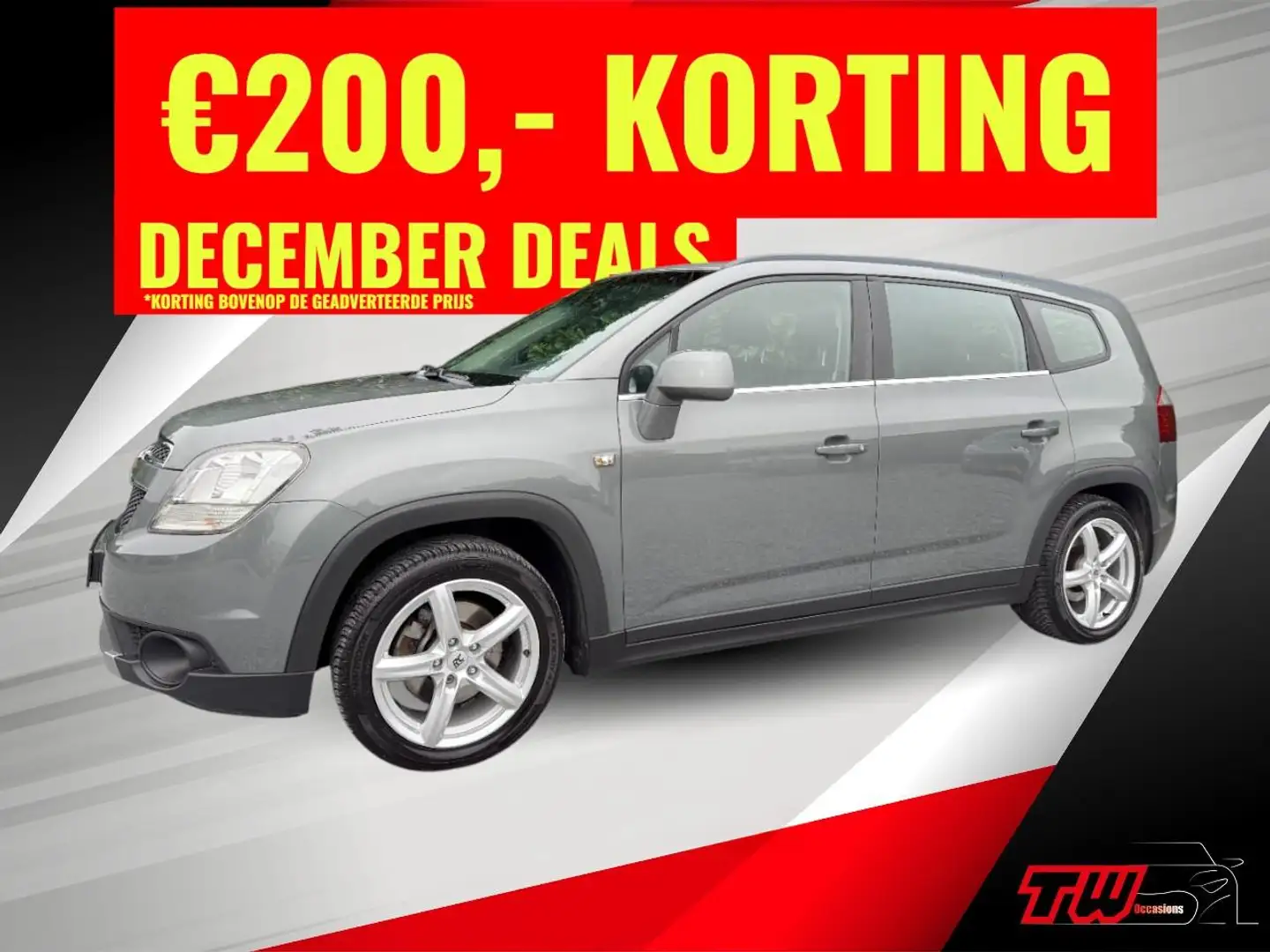 Chevrolet Orlando 1.8 LTZ 7P | NWE APK | AIRCO|NAVI|TREKHAAK Grau - 1