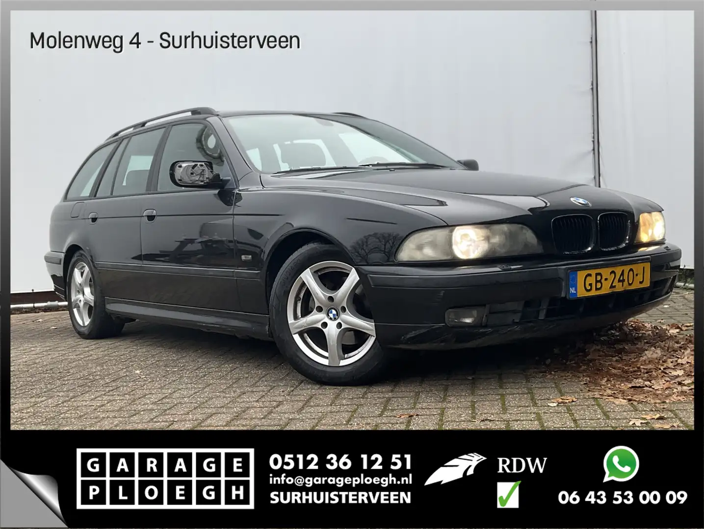 BMW 530 5-serie Touring 530d Executive apk 03-26 verder zo Black - 1