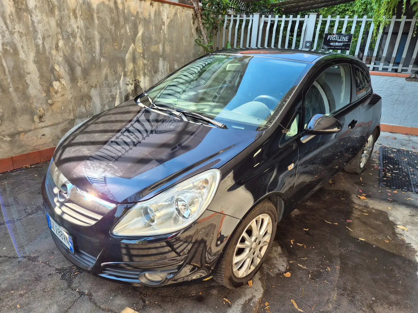 Opel Corsa Corsa IV 2006 3p 1.2 Enjoy Gpl-tech Nero - 1