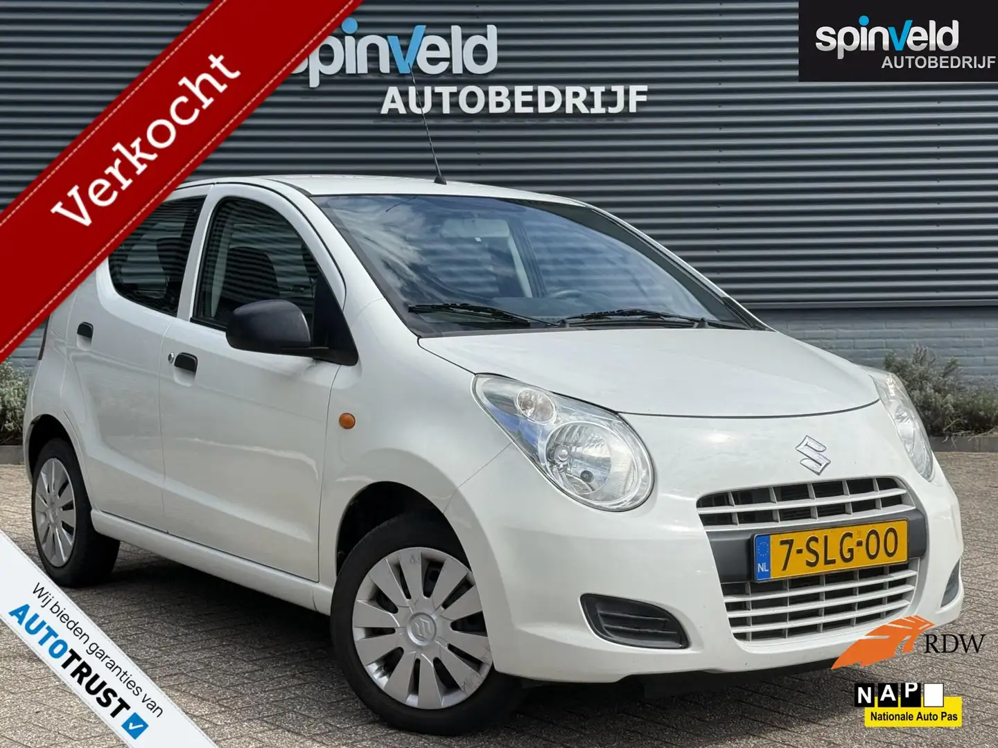 Suzuki Alto 1.0 Comfort EASSS BJ`13 NAP NL Airco Elekpakket 5d Blanc - 1