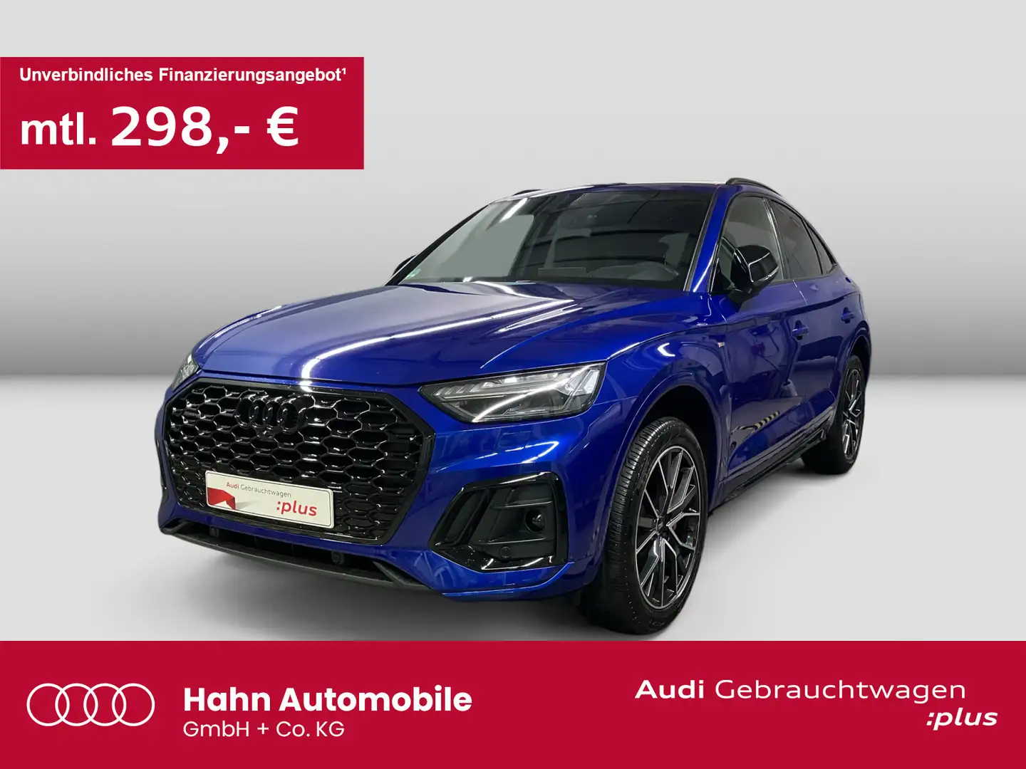Audi Q5 40 TDI quattro S line AHK HUD Matri Blau - 1
