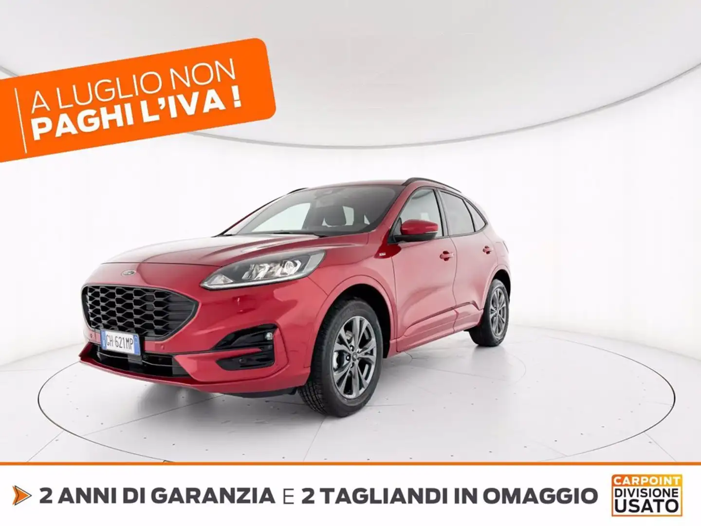 Ford Kuga 2.5 full hybrid st-line awd 190cv cvt Rosso - 1