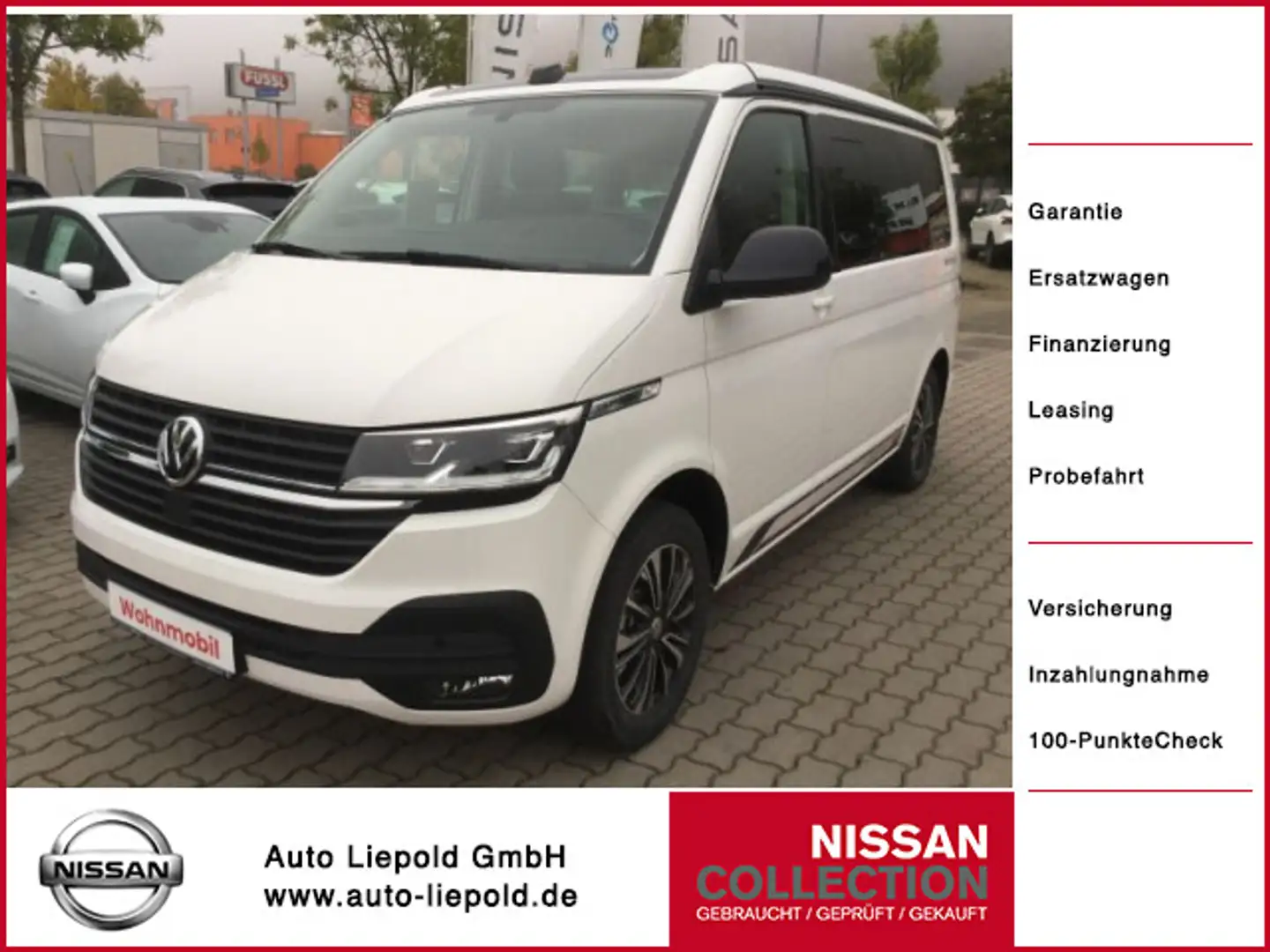 Volkswagen T6.1 California Beach Camper Edition FWD Blanco - 1
