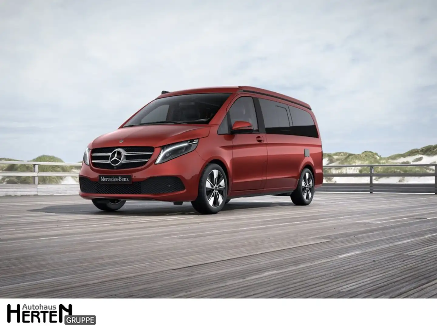 Mercedes-Benz Marco Polo V 300 d Marco Polo+COMAND+Standh.+AHK+DISTRONIC Rojo - 1