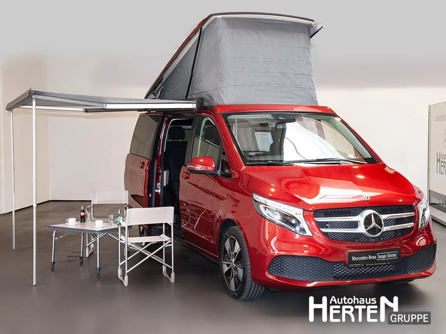 Mercedes-Benz Marco Polo V 300 d Marco Polo+COMAND+Standh.+AHK+DISTRONIC Rot - 1