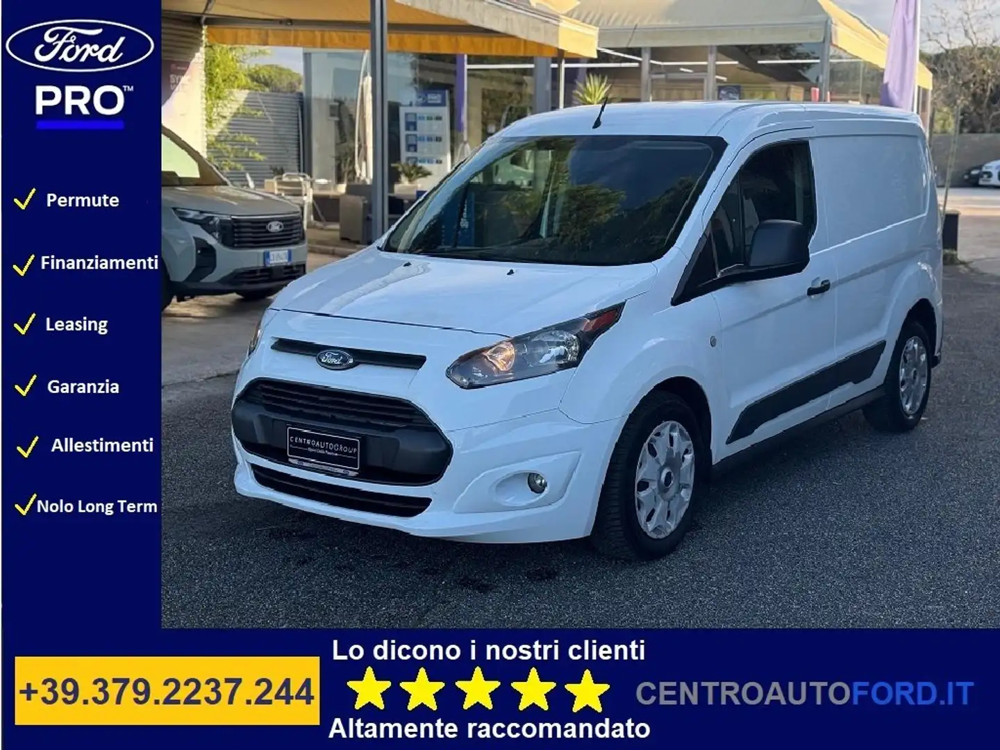 Ford Transit Connect FORD Transit Connect2001.5TDCi100CVPCFurgoneTrend Bianco - 1