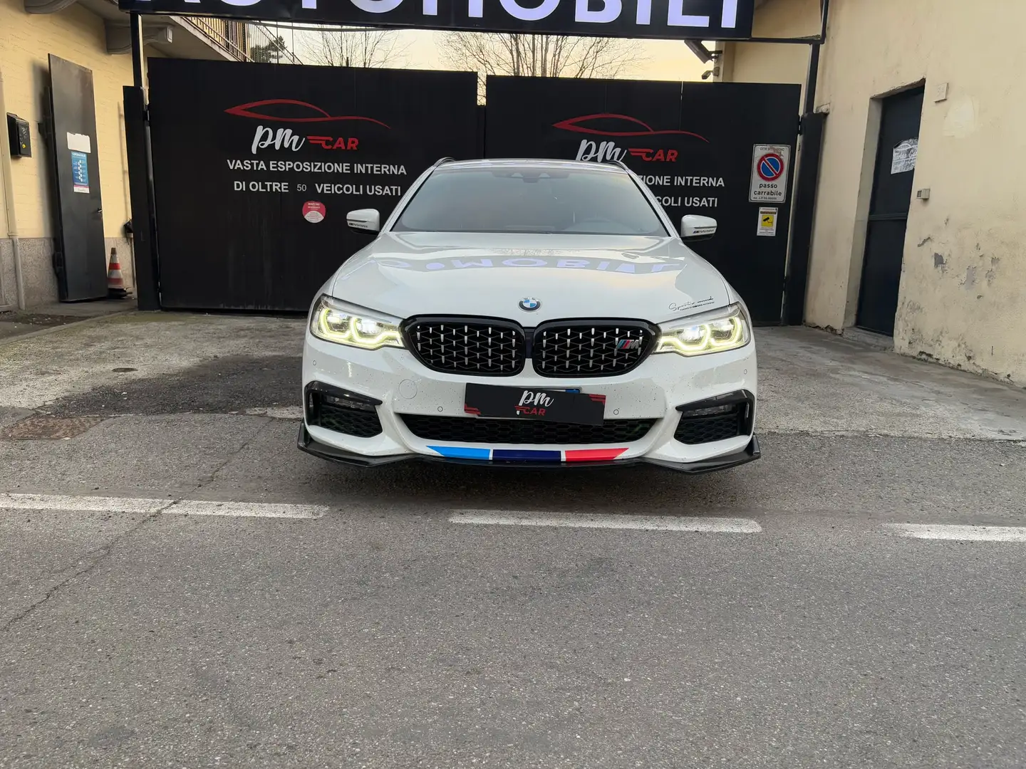 BMW 530 530d Touring xdrive Msport 249cv auto Bianco - 1