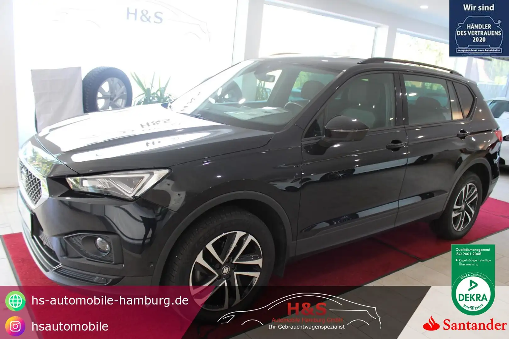 SEAT Tarraco 2..0 TDI Style 4Drive CARPLAY-NAVI*LED Negro - 1
