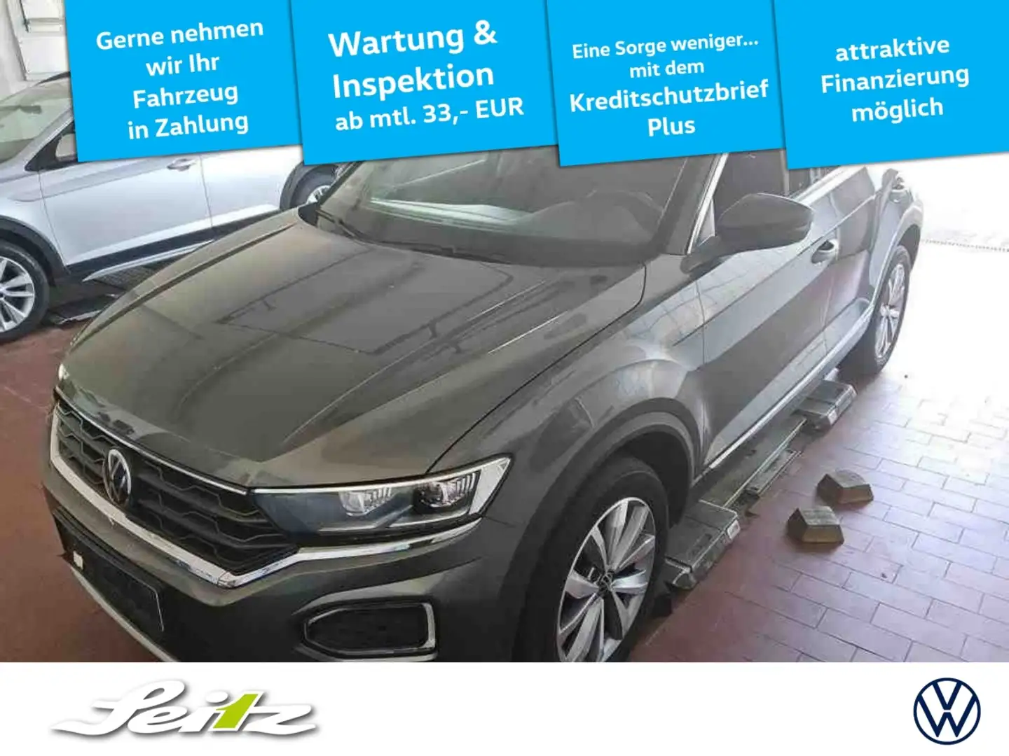 Volkswagen T-Roc 2.0 TDI Style *AHK*LED*PDC* Grau - 1