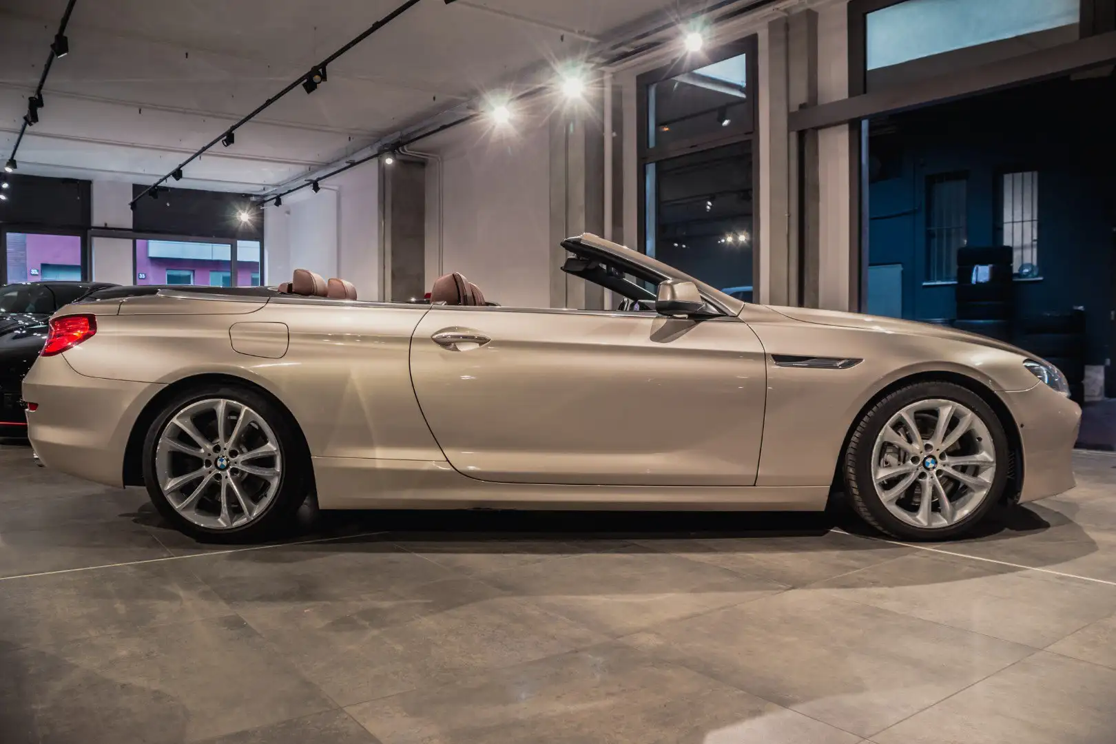 BMW 640 i Cabrio Futura*PELLE TOTALE NAPPA!!* Argintiu - 2
