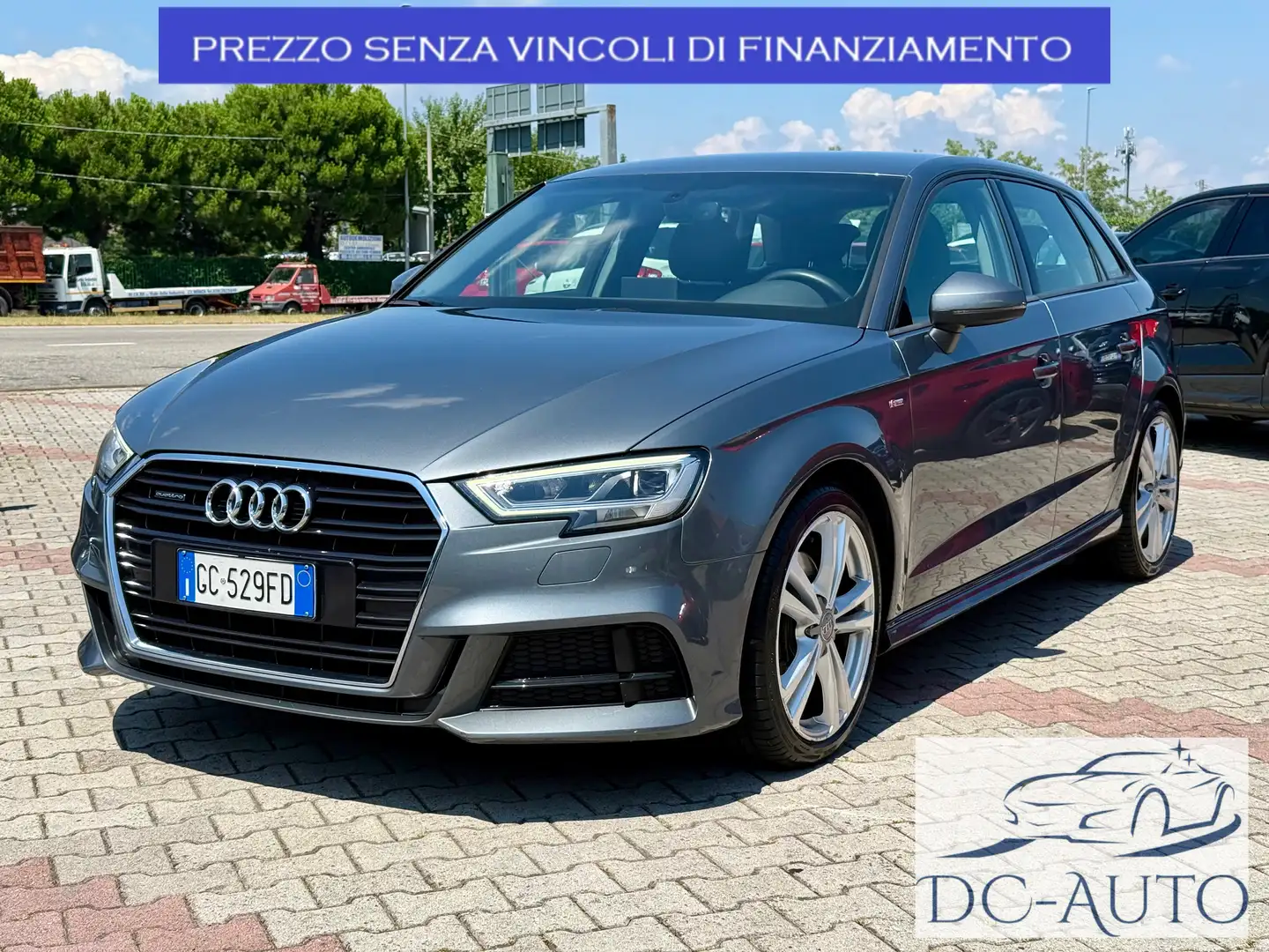 Audi A3 SPB 2.0 tfsi Sport quattro 190cv s-tronic S-Line Grigio - 1