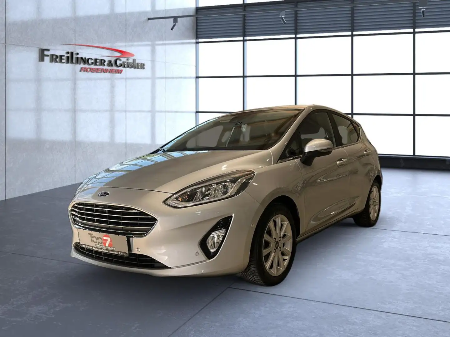 Ford Fiesta Titanium Bluetooth Navi Klima Einparkhilfe Argento - 2