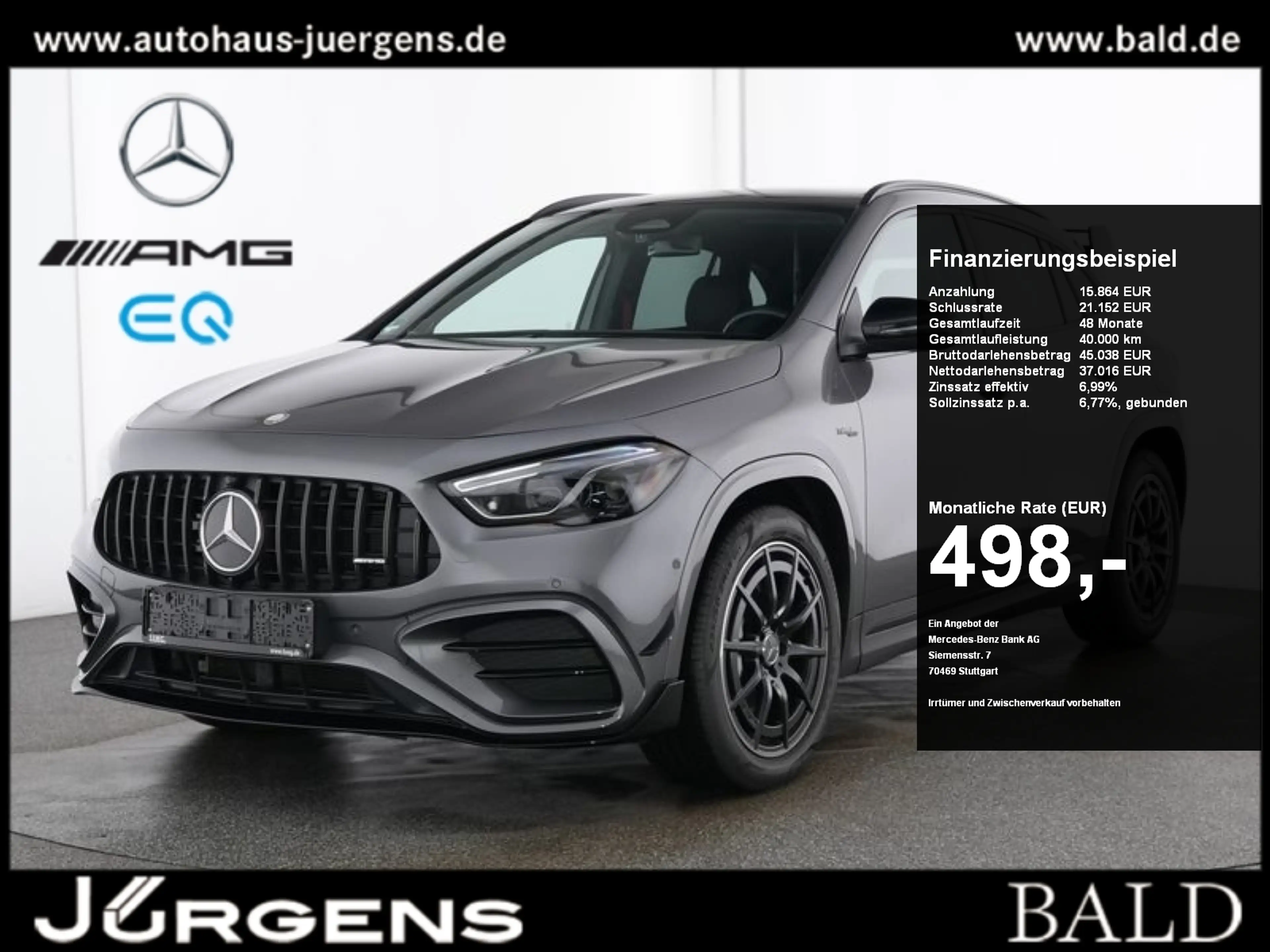 Mercedes-Benz A 35 AMG GL 4M Aero/MLB/Pano/Burm/Night/Keyl/19'