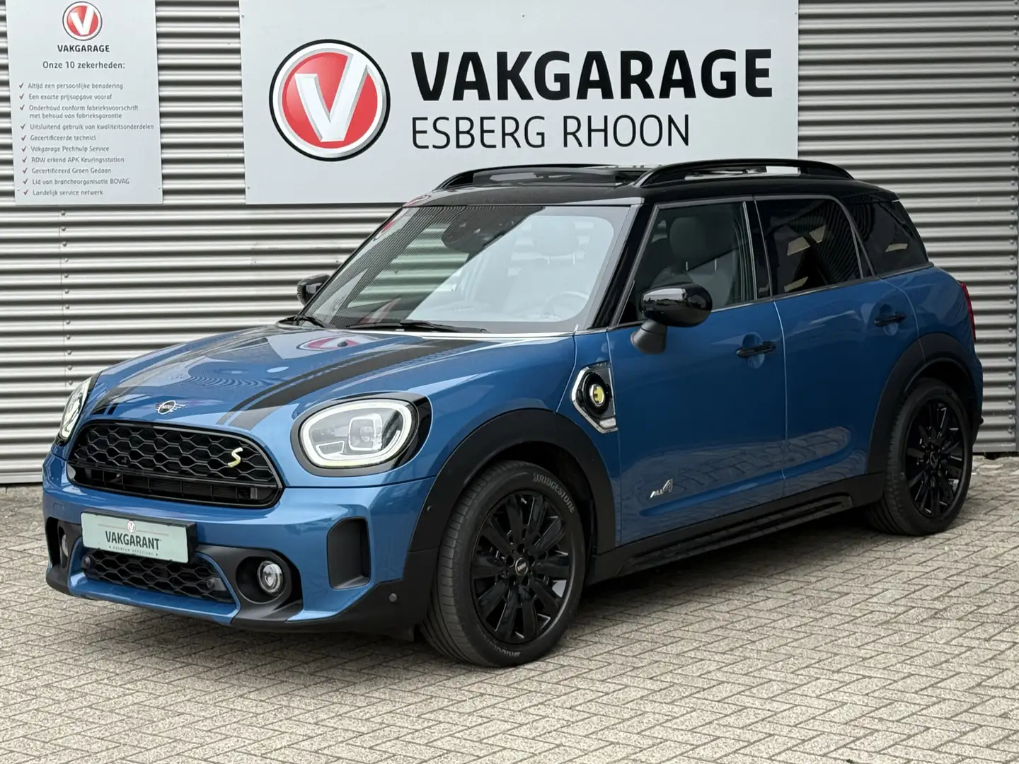 MINI Cooper S Countryman Mini 2.0 E ALL4 Chili PHEV AUTOMAAT,NAVI/CAM,PANO, Bleu - 1