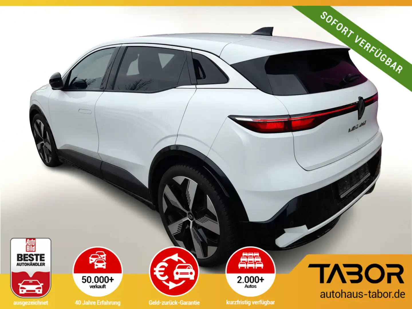 Renault Megane E-Tech E-Tech EV60 220 Techno LED Nav Kam PDC Weiß - 1