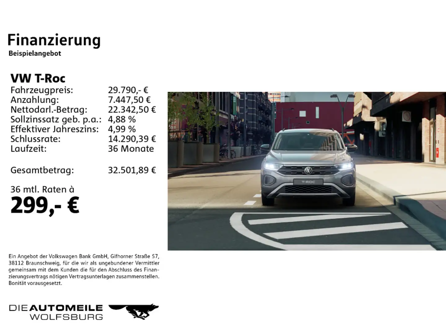 Volkswagen T-Roc 2.0 TDI SCR GOAL Grau - 2