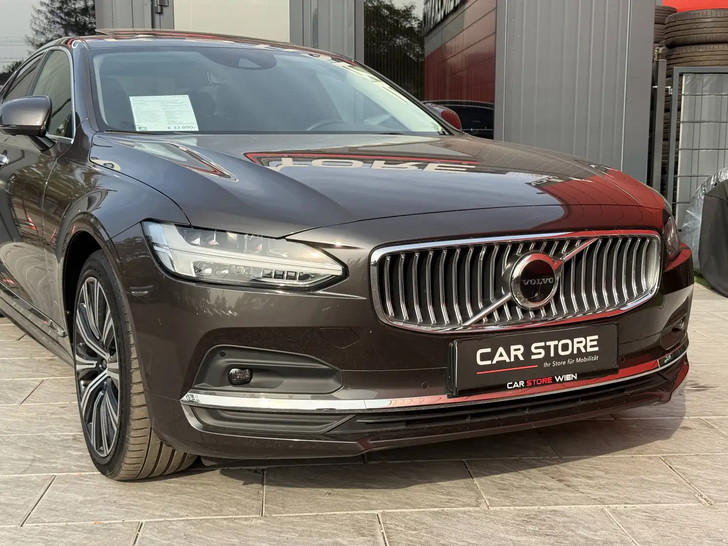 Volvo S90 Inscription|AWD|Schiebed.|360K|Abstandst|Harmann Kardon|Voll Grau - 2