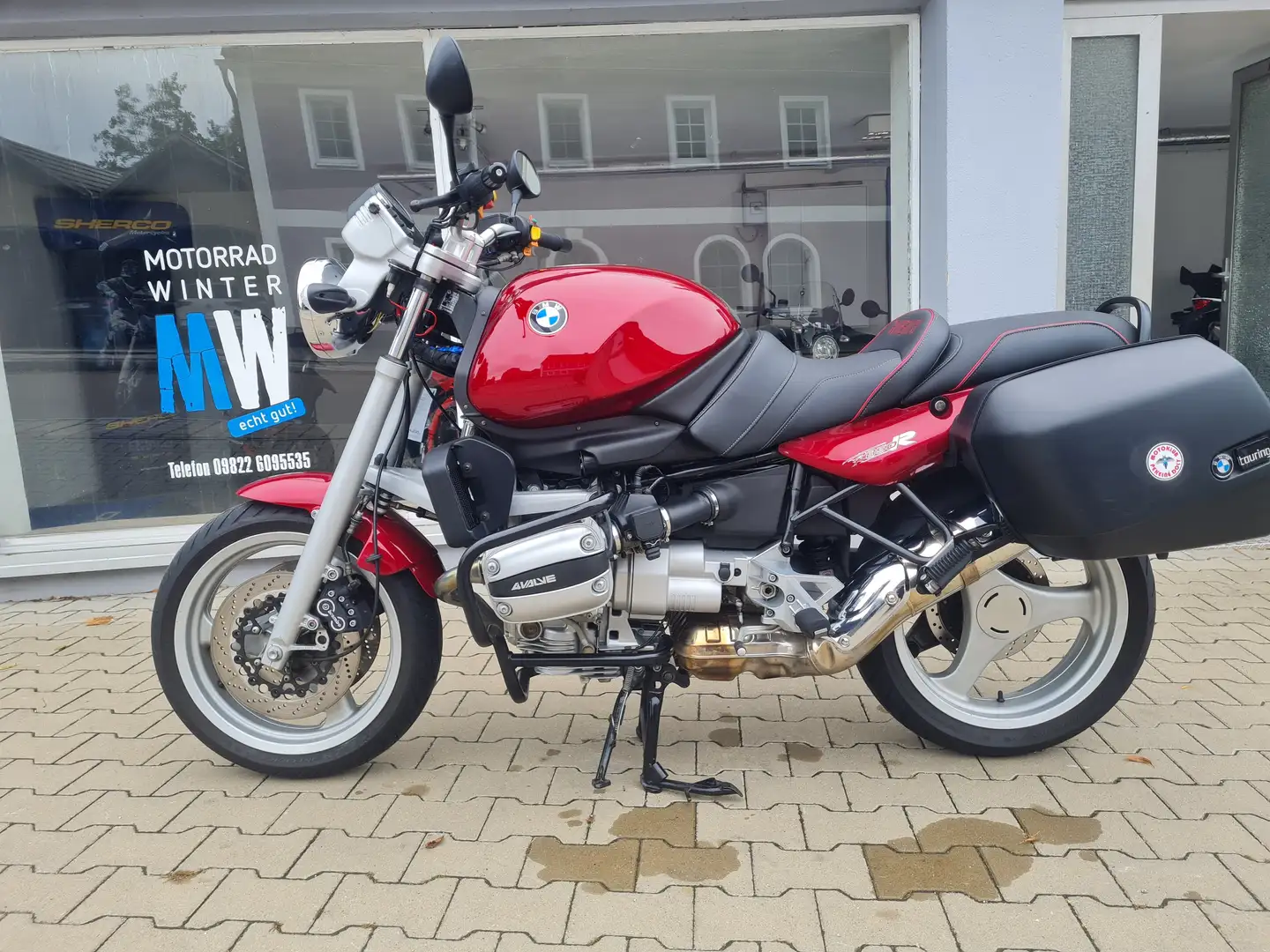 BMW R 850 R Koffer, LED, erst 14000KM Rot - 1
